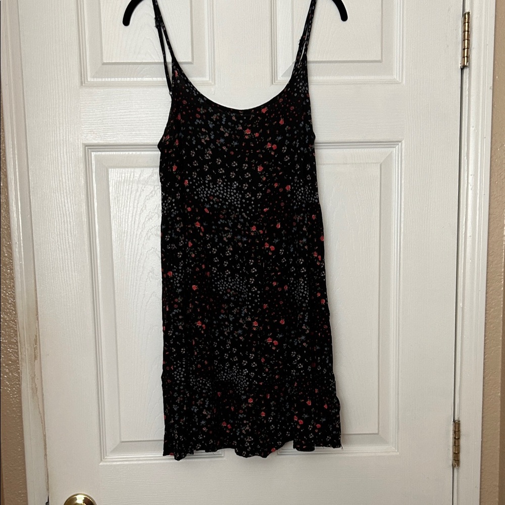 Aeropostale Black Dress with Floral Design